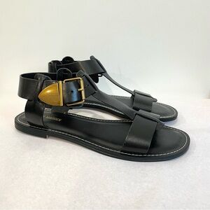 Steve Madden Brazinn Leather Buckle Sandal